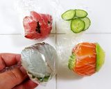 手まりおにぎり【たべれるのりカップ】作り方8写真