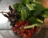 春の味覚★ホタルイカとうるいのサラダ作り方3写真