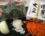 【簡単】野菜と豆腐のおみそ汁作り方1写真