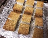 厚揚げの醤油マヨの山椒のせ焼き♡作り方2写真