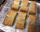 厚揚げの醤油マヨの山椒のせ焼き♡作り方2写真