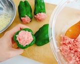 とろーりチーズの丸ごとピーマン肉詰め作り方4写真