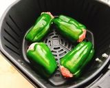 とろーりチーズの丸ごとピーマン肉詰め作り方5写真