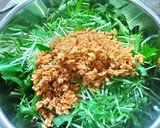 水菜と三つ葉のエスニック風サラダ作り方5写真
