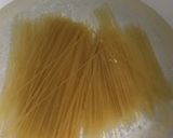 海老とオクラの簡単トマトパスタ作り方5写真