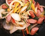 老舗の喫茶店風 洋食ナポリタン作り方3写真