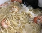 海老とオクラの簡単トマトパスタ作り方8写真