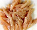 おいしく節約♪ささみ＆もやしの中華炒め作り方1写真