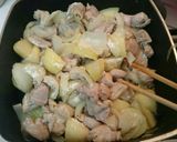 鶏肉と白菜のクリーム煮（豚こま肉でも）作り方3写真