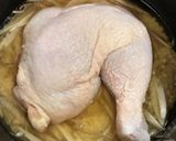 炊飯器で丸ごと鶏もも肉の炊き込みご飯！作り方5写真