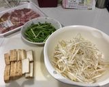 肉巻き豆腐のスタミナ炒め作り方1写真