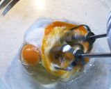 ラズベリーココアハートロールケーキ♡作り方1写真