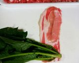 *ほうれん草の豚肉1本巻き*作り方2写真