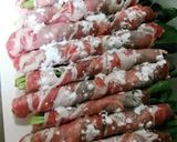 *ほうれん草の豚肉1本巻き*作り方4写真