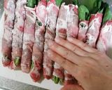 *ほうれん草の豚肉1本巻き*作り方5写真