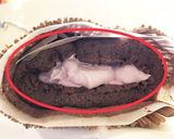 ラズベリーココアハートロールケーキ♡作り方15写真