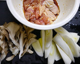 簡単！ほったらかし☆鶏と葱舞茸のだし煮作り方1写真