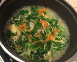 大根の葉で。卵とじうどん。作り方3写真
