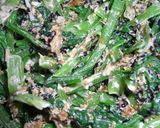 青梗菜のマヨ胡麻和え作り方4写真