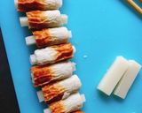 絶品！簡単☆ちくわと餅のバタポン焼き☆作り方3写真