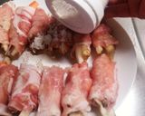 キクイモの豚巻き酢豚風作り方6写真