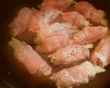 キクイモの豚巻き酢豚風作り方8写真