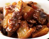 牛肉もやし炒め～ステーキソースがけ～作り方25写真