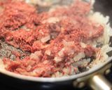 大葉とコンビーフの卵とじ作り方2写真