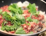 大葉とコンビーフの卵とじ作り方4写真