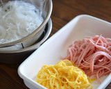 給食風春雨の中華風サラダ【作り置き】作り方1写真