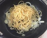 残り物でクリームパスタ作り方3写真