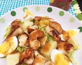 鶏胸肉でボリュームたっぷりサラダ♡作り方8写真