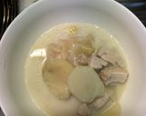 ポトフの残りで豆乳スープ作り方3写真