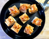 簡単おつまみ！厚揚げキムチーズ焼き作り方2写真