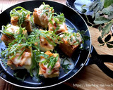 簡単おつまみ！厚揚げキムチーズ焼き作り方4写真