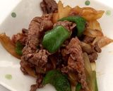 簡単！牛肉・蓮根・長葱のコチュジャン炒め作り方6写真