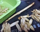 ズボラにドーンと！？【しらす入かきあげ】作り方2写真