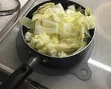 我が家の絶品白菜みそ汁作り方1写真