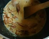 海老の殻でクリームソースとクリームパスタ作り方2写真