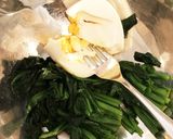 ほうれん草ゆで卵鰹節のマヨネーズ和え作り方5写真