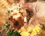 ほうれん草ゆで卵鰹節のマヨネーズ和え作り方8写真