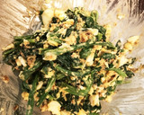 ほうれん草ゆで卵鰹節のマヨネーズ和え作り方9写真