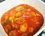 簡単！野菜たっぷり☆鶏肉のトマト煮♪作り方8写真