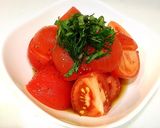 黒コショウ香るトマトのおひたし作り方7写真
