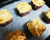 糖質制限チョコとリンゴのカップケーキ作り方5写真