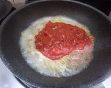一つの鍋で作る魚介のトマトソースパスタ作り方4写真