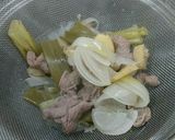 電気圧力鍋で簡単牛筋肉のスープ作り方7写真