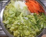 【ダイエット】簡単野菜たっぷり中華スープ作り方1写真