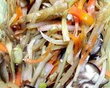 野菜を無駄なく！ウドと大根の皮のきんぴら作り方6写真
