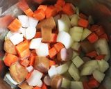 玉ねぎにんじんウインナーのスープ作り方4写真